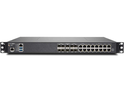 The SonicWall NSa 3650 is a robust 1U firewall designed for high-performance networking environments. With multiple 10GbE and 2.5GbE ports, this appliance supports advanced security functions while providing flexible connectivity and a throughput of up to 3.75 Gbps. It is ideal for enterprise deployments requiring scalable protection and reliable traffic management.