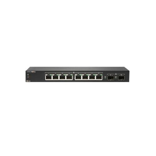 SonicWall SWCH SWS12-8 Desktop Gigabit Switch, 10-Port
