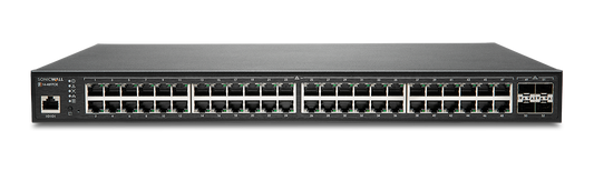 SONICWALL SWCH SWS14-48FPOE 48-Port PoE+ Switch with 10Gbps Uplink