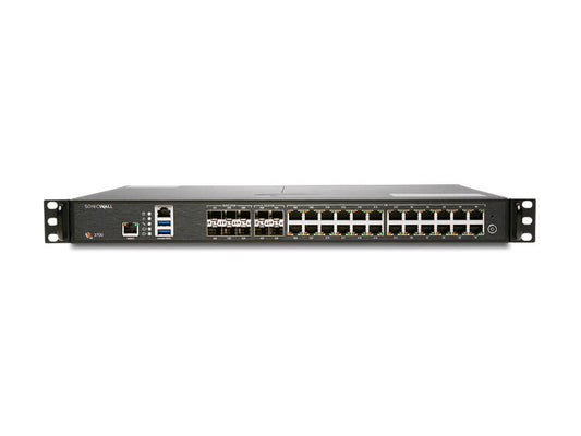 The SONICWALL NSa 3700 is a robust security appliance ideal for mid-sized networks, offering strong cybersecurity capabilities and compliance with TAA requirements. Built in Taiwan, it's designed to provide advanced threat protection and reliability in high-performance networking environments.