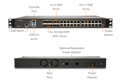 Dispositif de sécurité réseau SONICWALL NSA 3700