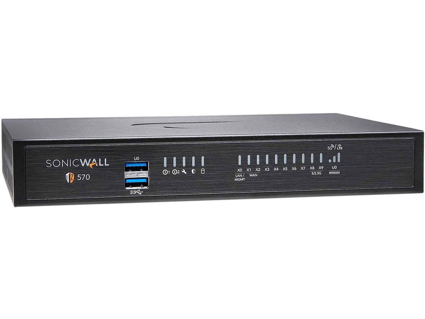 SONICWALL TZ670 with 1-Year 8x5 Support, 8x1GbE, 2x10G SFP+