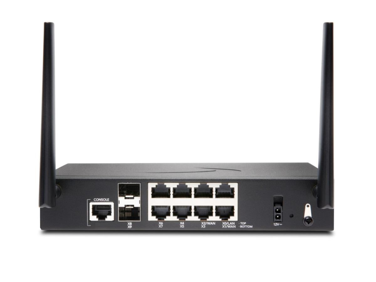 The SONICWALL TZ470W is a compact, high-performance desktop firewall designed for secure and flexible connectivity. It comes bundled with Secure Upgrade Plus - Essential Edition licensing for 2 years and supports advanced protocols and encryption standards for robust network security. Ideal for small to mid-sized businesses, it delivers reliable wireless and wired networking with throughput speeds up to 2.5 Gbps.