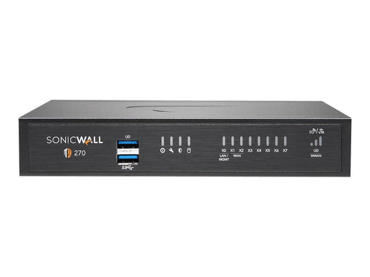 SonicWall TZ270 Secure Upgrade Plus ESS Edition 3YR Firewall