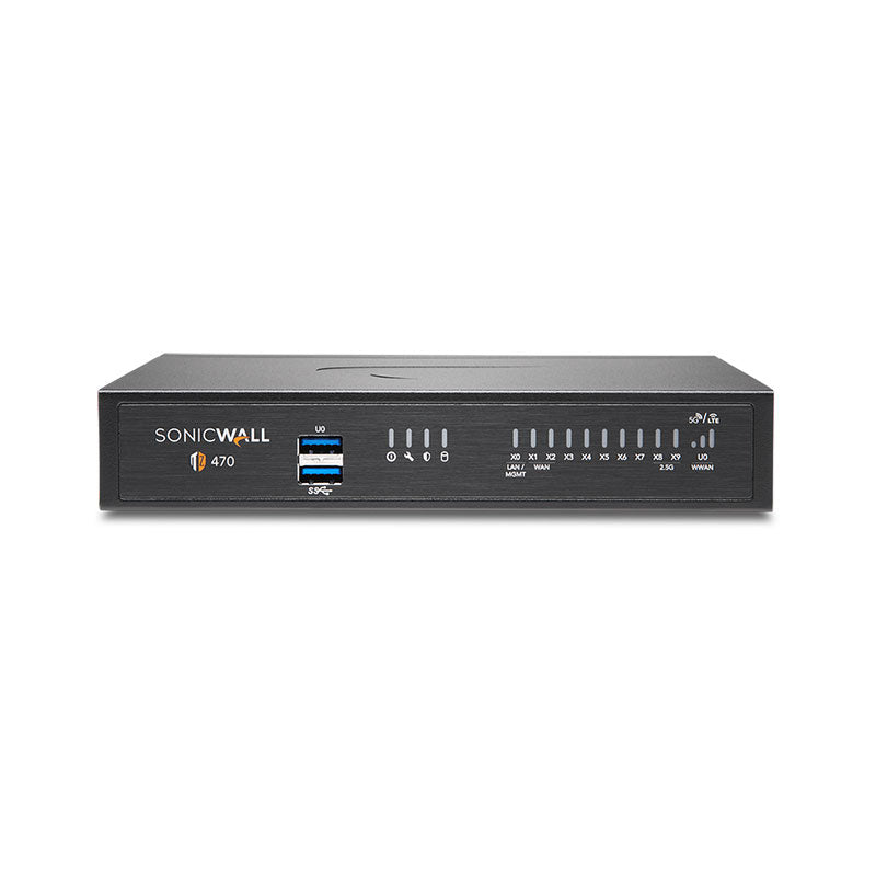 Pare-feu SonicWall TZ470 Total Secure Threat Edition 1 an