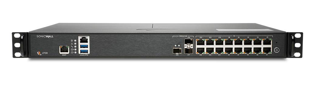 SONICWALL NSA 2700 High Availability Firewall, 1RU, 23 Ports