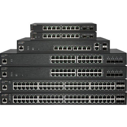 SONICWALL SWS12-8 Switch with 1YR Support, 10-Port GbE, SFP+, Desktop