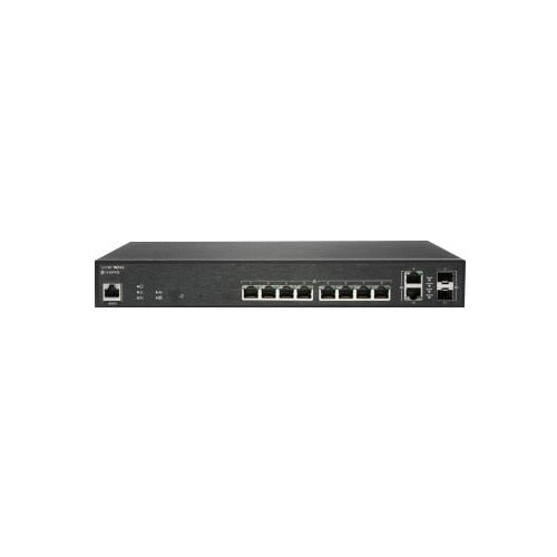 SONICWALL SWS12-8 Switch with 1YR Support, 10-Port GbE, SFP+, Desktop