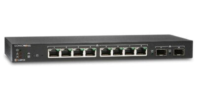 Commutateur de bureau Gigabit SONICWALL SWS12-8 avec assistance de 3 ans