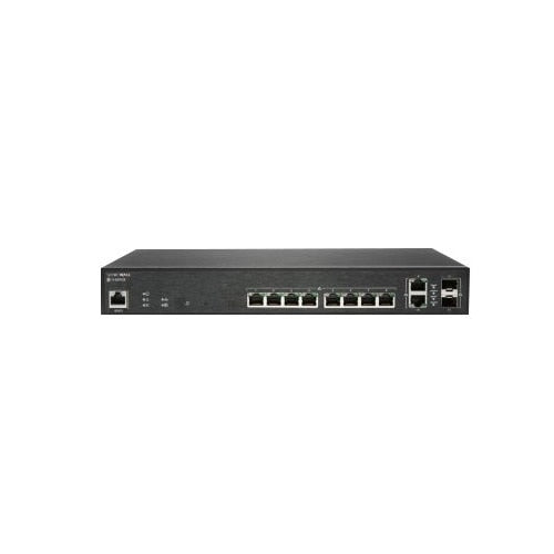 SonicWall SWS12-10FPOE Switch with 3YR WNM & Support