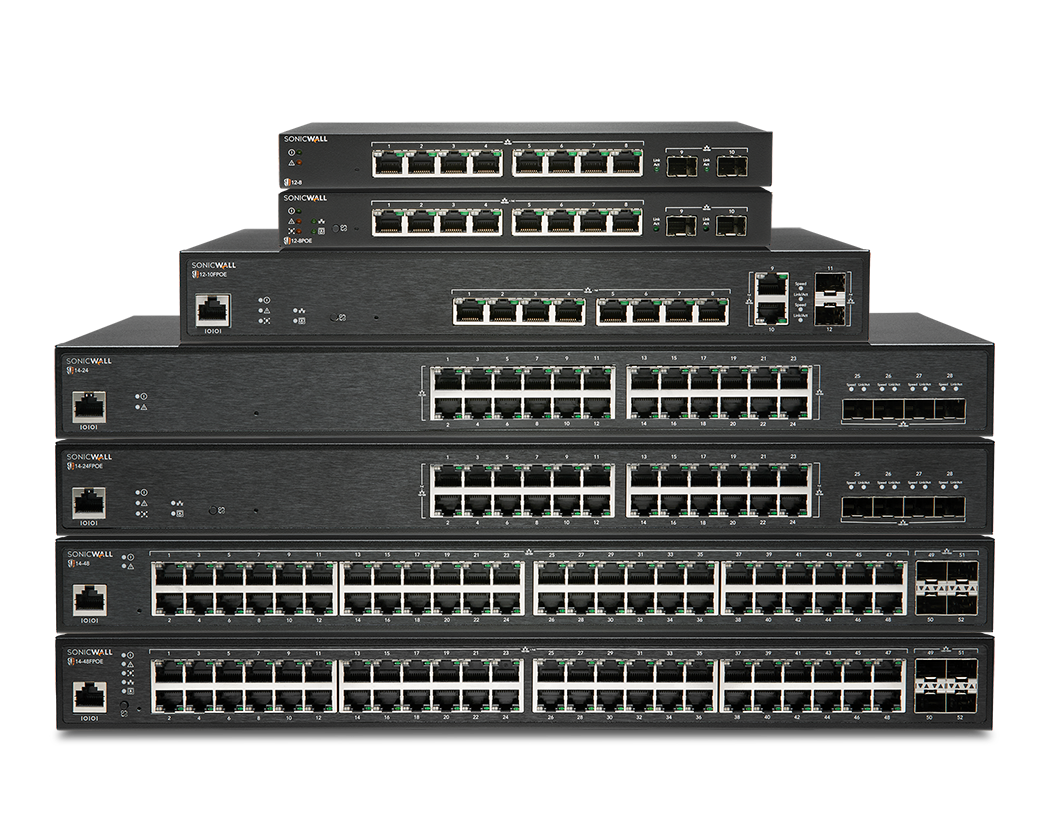 Commutateur SONICWALL SWS14-24FPOE L2 avec garantie WNM et assistance de 3 ans, 29 ports, PoE, 10 Gbit/s
