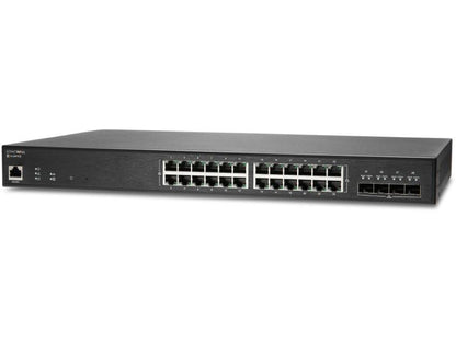 Commutateur PoE+ 28 ports géré SonicWall SWS14-24FPOE avec support 1 an