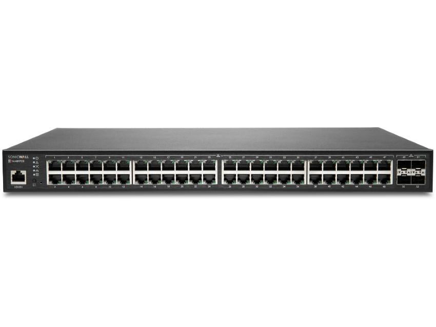 Commutateur Gigabit SonicWall SWS14-48 53 ports avec WNM et assistance pendant 1 an