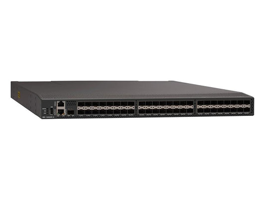 The IBM SAN48C-6 from Cisco is a high-performance 48-port Fibre Channel (FC) fabric switch designed for enterprise SAN environments. It includes 24 32G optics, supports a blazing 32 Gbps data rate, and comes in a compact 1RU form factor, making it ideal for dense data center deployments.