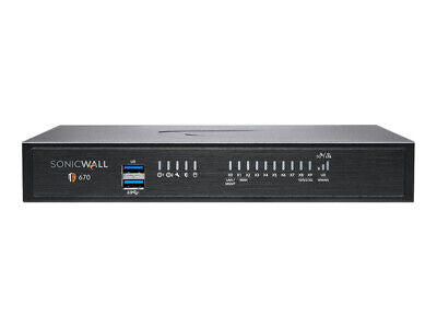 SonicWall TZ670 TradeUp Firewall with 3YR APSS and 10G SFP+ Support