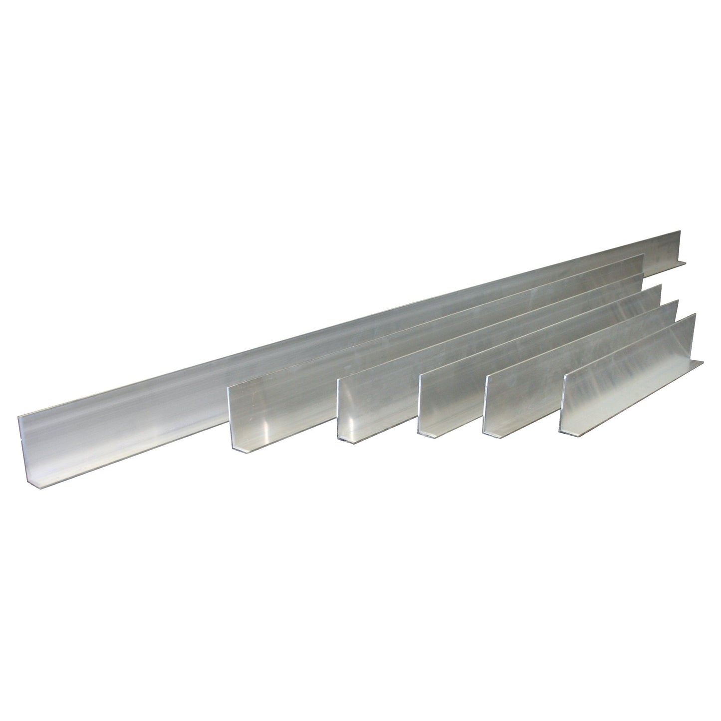 KRAFT TOOL CO 6-Piece L-Shaped Aluminum Screed Set (1-1/2' 2' 2-1/2' 3' 4' 6')