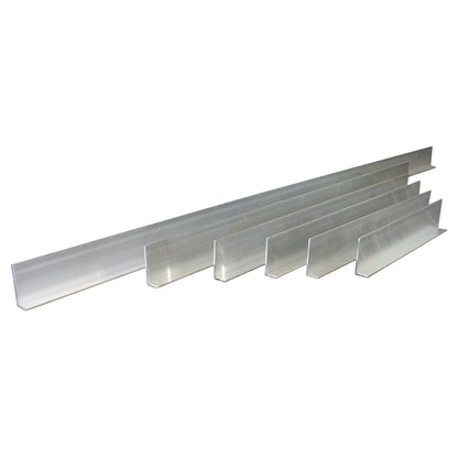 KRAFT TOOL CO 6-Piece L-Shaped Aluminum Screed Set (1-1/2' 2' 2-1/2' 3' 4' 6')