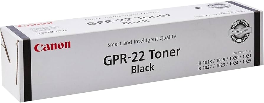 Cartouche de toner noir Canon GPR22, rendement de 8 400 pages