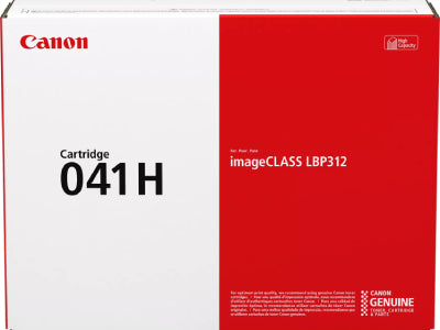 Canon 041H High Yield Toner Cartridge delivers a robust 20,000-page yield in sharp black for imageCLASS LBP312dn and MF525dw printers. Designed to reduce smearing, smudging, and streaking, it's ideal for high-volume environments requiring professional-quality results.