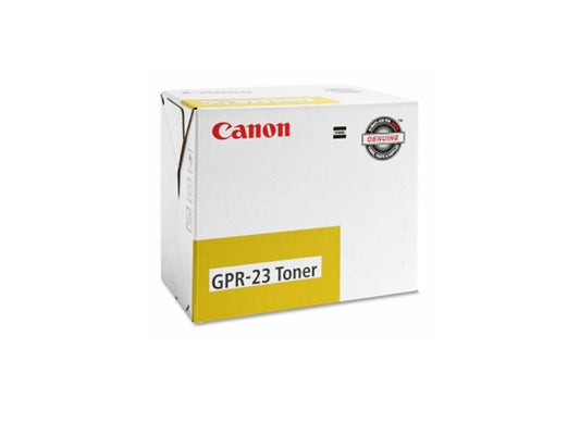 The Canon GPR-23 Yellow Toner Cartridge (0455B003AA) delivers reliable, high-quality color output for select Canon imageRUNNER models. With an estimated page yield of 14,000 pages, this cartridge is ideal for demanding office environments, offering consistent results during long print jobs. Made in Japan and TAA compliant, it supports both performance and regulatory requirements.