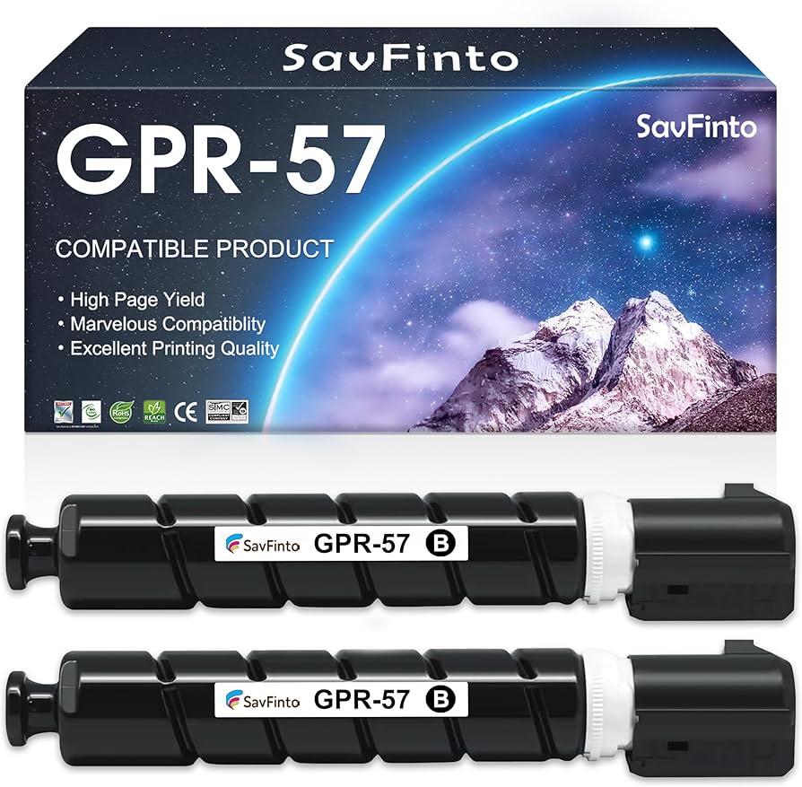 Cartouche de toner noir Canon GPR-57, rendement de 42 100 pages