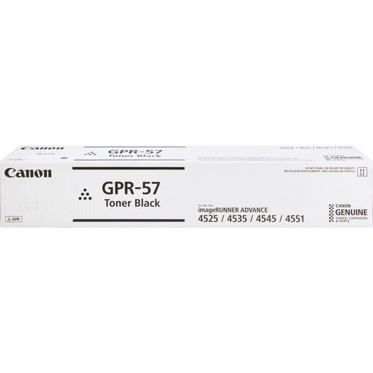 Cartouche de toner noir Canon GPR-57, rendement de 42 100 pages