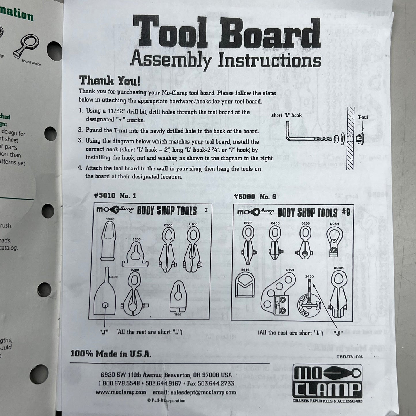 MO-CLAMP Deluxe #1 Repair Tool Set 5013 (Does Not Include Board)