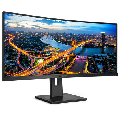 Moniteur LCD incurvé Philips 346B1C 34 pouces WQHD, 100 Hz, USB-C, dalle VA