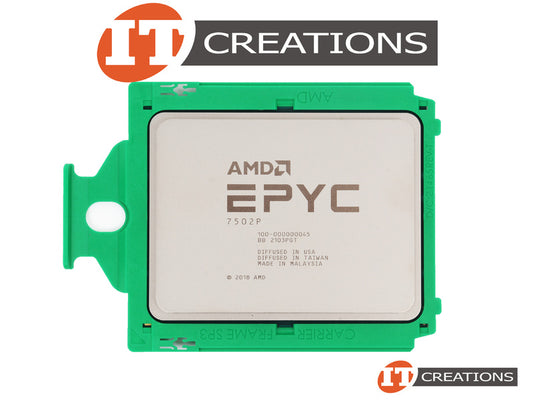 Processeur serveur AMD EPYC 7502P 32 cœurs, 2,5 GHz, 128 Mo de cache