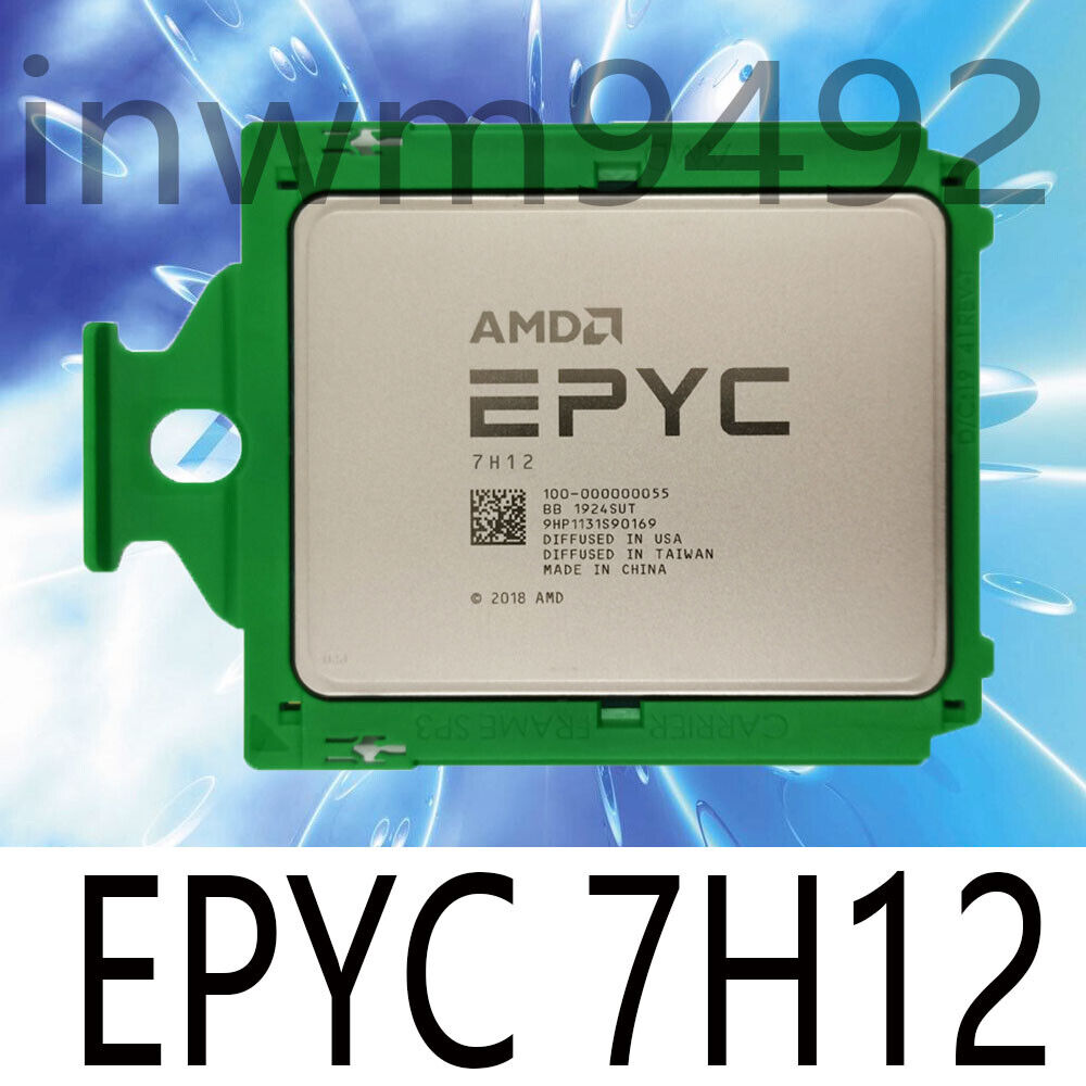 Processeur serveur AMD EPYC (64 cœurs) modèle 7H12