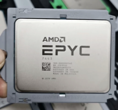 Processeur serveur AMD EPYC 7443 24 cœurs 2,85 GHz