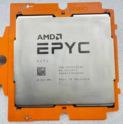 Processeur serveur AMD EPYC 9254 24 cœurs 2,9 GHz