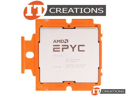 Processeur serveur AMD EPYC 9554 64 cœurs 3,1 GHz