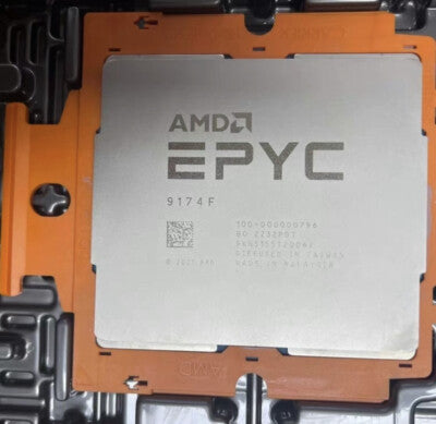 Processeur serveur AMD EPYC 9174F 16 cœurs 4,4 GHz, socket SP5