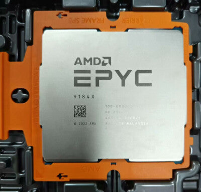 AMD EPYC (seize cœurs) modèle 9184X, 3,55 GHz, socket SP5