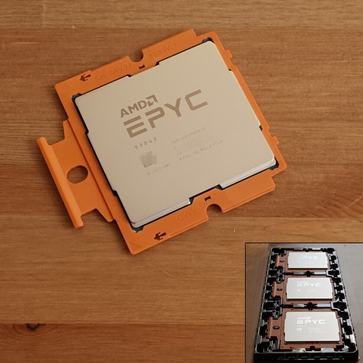 Processeur serveur AMD EPYC 9384X 32 cœurs 3,1 GHz, socket SP5