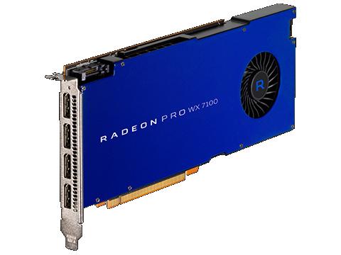 The AMD Radeon Pro WX7100 is a full-height, professional-grade graphics card built for demanding workstations and creative workflows. Featuring 8GB of GDDR5 memory, 256-bit data width, and 5.73 TFLOPS of peak single-precision compute power, it targets high-performance applications in CAD, media production, and scientific visualization.