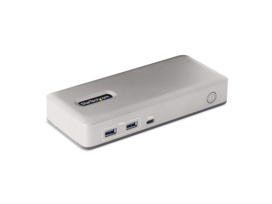 DUAL-MONITOR USB-C DOCKING STATION, DISPLAYPORT &amp; HDMI OR VGA, MULTI MONITOR DOCK UP TO 4K 60HZ - USB 3.2/3.1 (5GBPS) TYPE-C DOCK - 7X USB HUB, 85W PD