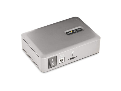 7-PORT USB-C HUB - 5X USB-A + 2X USB-C - SELF-POWERED W/ 65W POWER SUPPLY - USB 3.1 10GBPS - DESKTOP/LAPTOP USB HUB W/ 3FT LOCKING CABLE