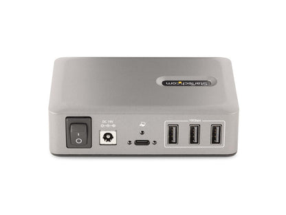 10-Port USB-C Hub - 8x USB-A + 2x USB-C - Self-Powered w/ 65W Power Supply - USB 3.1 10Gbps - Desktop/Laptop USB Hub w/ 3ft Locking Cable