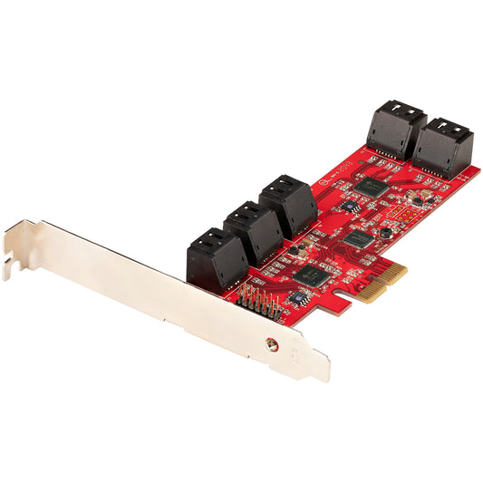 StarTech 10-Port SATA PCIe Controller Card, 6Gbps