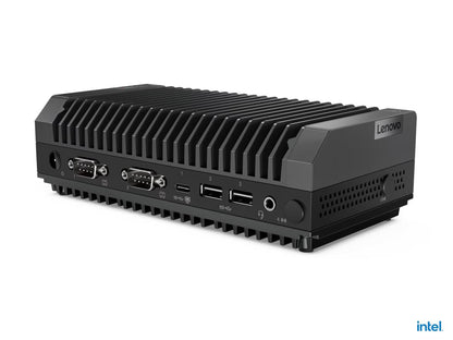 The Lenovo ThinkEdge SE30 is a compact industrial-grade desktop powered by an Intel Core i5-1145G7E vPro processor, offering efficient performance and enterprise-ready manageability. Equipped with 16GB DDR4 RAM and a 256GB PCIe Gen4 SSD, it delivers rapid boot times and reliable multitasking. Its compact Ultra Small Form Factor and multiple connectivity options make it ideal for edge computing, IoT applications, and space-constrained environments.