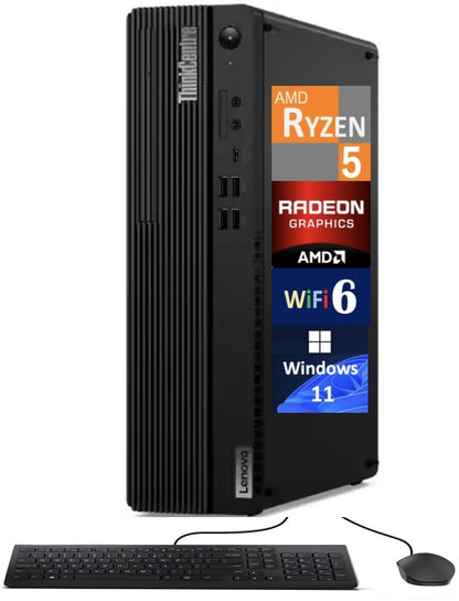 Lenovo ThinkCentre M75s Gen2 AMD Ryzen 5 PRO, 16GB RAM, 256GB SSD Desktop