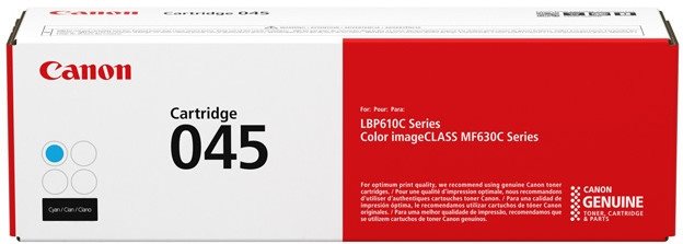 Cartouche de toner cyan Canon 045 (1241C001) – 1 300 pages