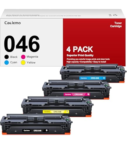 Cartouche de toner jaune haute capacité Canon 046H (1251C001)