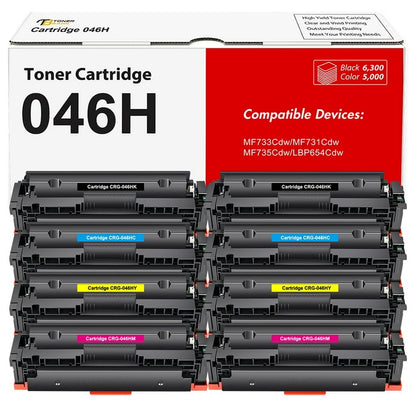 Canon 046H Cyan High Yield Toner Cartridge (1253C001)
