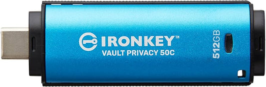 Clé USB Kingston IronKey Vault Privacy 50C 128 Go chiffrée AES-256 USB-C