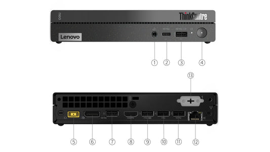 Ordinateur de bureau client léger Lenovo ThinkCentre Neo 50q Gen 4 Celeron 7305