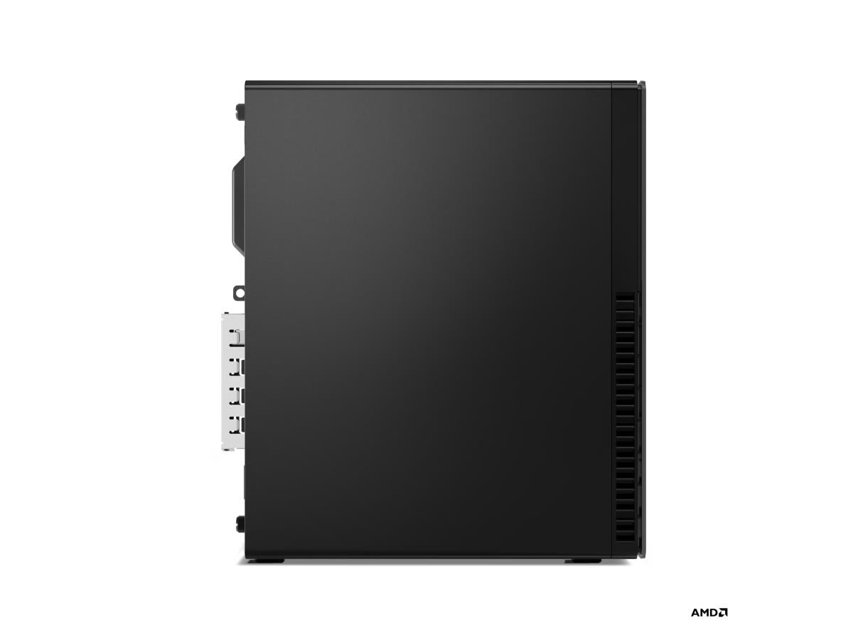 The Lenovo ThinkCentre M75s Gen 5 is a compact desktop PC built for professional environments requiring strong multitasking and security features. Equipped with an AMD Ryzen 7 PRO 8700G processor, 32GB DDR5 RAM, and a fast 512GB PCIe Gen4 SSD, it delivers excellent performance for power users. This system supports modern connectivity, advanced productivity, and enterprise-level manageability in a small form factor.