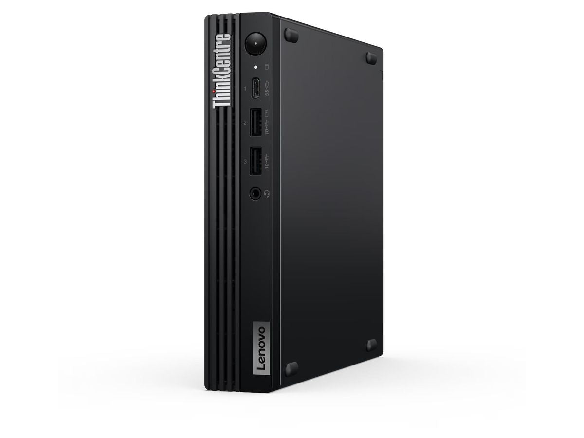 ThinkCentre M70q Gen 5 Tiny is a high-performance desktop powered by the Intel Core i7-14700T (20-core) processor and integrated Intel UHD Graphics 770. With 16GB DDR5 RAM and a fast 512GB M.2 PCIe Gen4 SSD, it offers a responsive and space-saving solution for business environments. Comes pre-installed with Windows 11 Pro and is backed by a 3-year onsite warranty.
